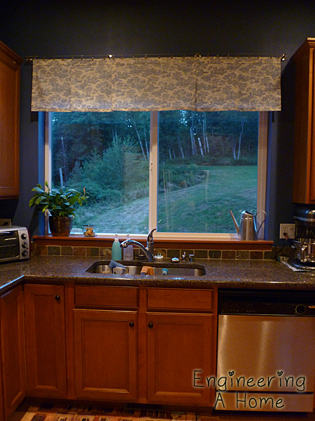 Kitchen Window Pleated Valance 10