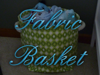 Nursery Fabric Basket