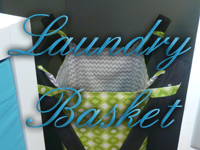 Nursery Laundry Basket Bag
